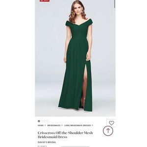 David’s Bridal Bridesmaid Dress